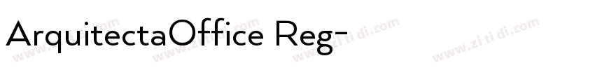 ArquitectaOffice Reg字体转换